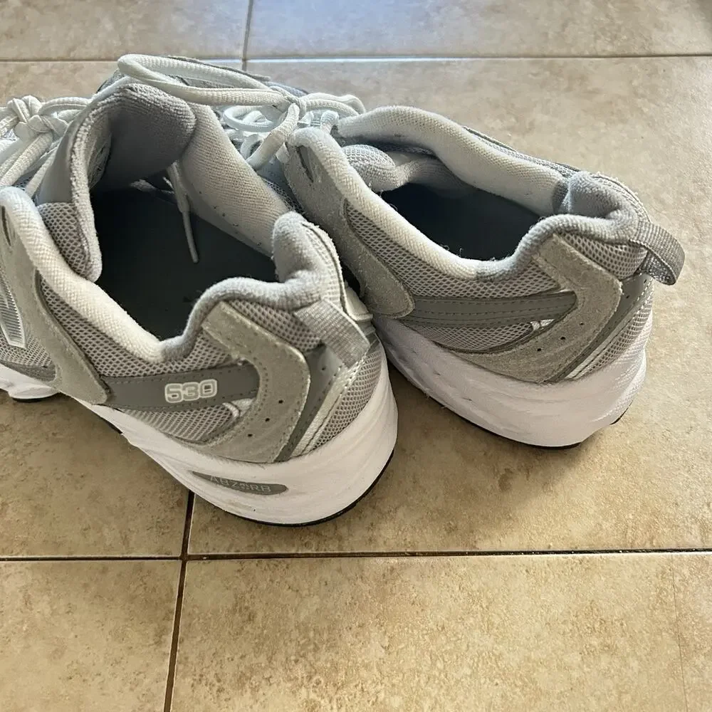 New Balance 530 Absorb Mens Gray Mesh Lace Up Lifestyle Sneakers Shoes Size 8
